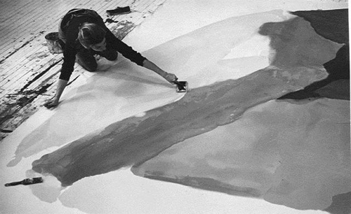 Helen Frankenthaler at work_1969_Ernst Haas_3